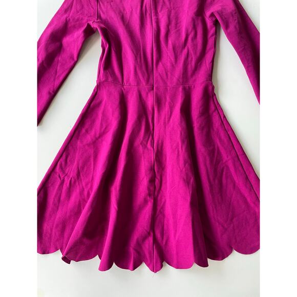 Lulus Cumulonimbus Clouds Magenta Skater Dress Size Small - Picture 8 of 10